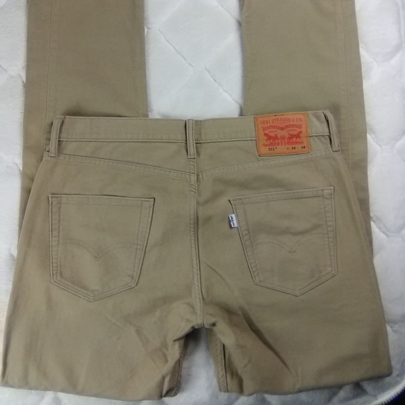 levi's 511 khaki mens